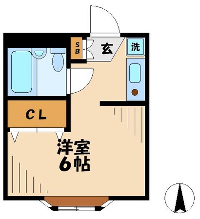 フランシール越野の物件間取画像